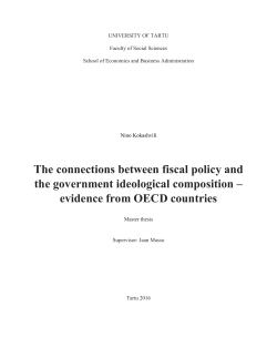 Fiscal policy and government ideological composition