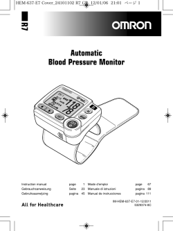 Automatic Blood Pressure Monitor