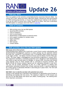 RAN Update 26 - European Commission