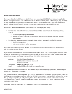 AZ-16-09-05 Nondiscrimination Notice Southwest