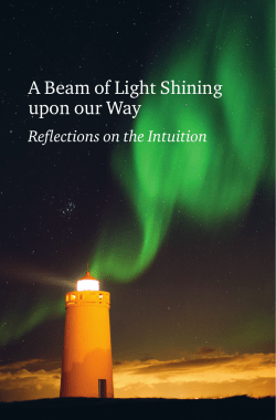 A Beam of Light Shining upon our Way