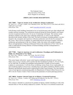 The Graduate Center City University of New York Ph.D. Program in