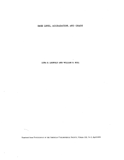 base level, aggradation, and grade - EPS Berkeley
