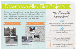 Photo courtesy of the City of Chicago The two Boise alleys will look