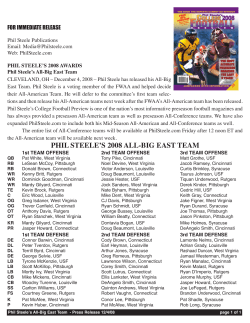 Phil Steele All BIG EAST
