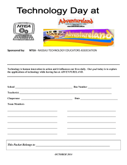 Sponsored by: NTEA - NASSAU TECHNOLOGY EDUCATORS