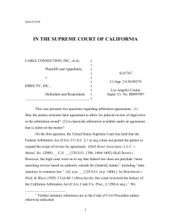 IN THE SUPREME COURT OF CALIFORNIA