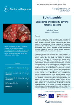 EU citizenship - EU Centre in Singapore