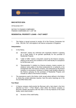 MAS825A_30Nov2011 - Monetary Authority of Singapore