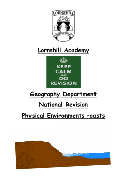 Lornshill Academy Geography Department National Revision