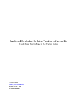 Benefits and Drawbacks of the Future Transition to Chip-and
