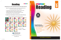 Focused Practice for Reading Comprehension - Carson