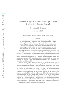 Magnetic Fingerprints of Fractal Spectra and Duality of Hofstadter