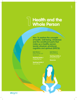 Health and The Whole Person