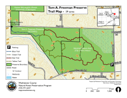 Tom A. Freeman Preserve Trail Map