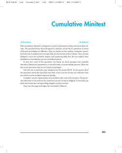 CPFBS - Mini Test
