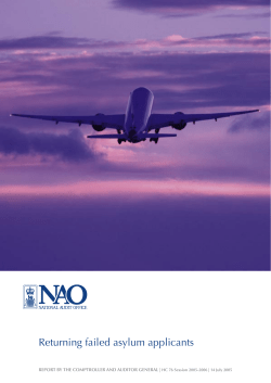 National Audit Office Report (HC 76, 2005