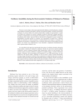Article - Sociedade Brasileira de Qu&iacute;mica