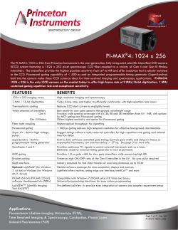PI-MAX&reg;4: 1024 x 256 - Princeton Instruments