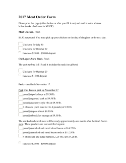 Meat Order Form - Many Hands Organic Farm
