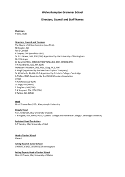 Directors-Council-St.. - Wolverhampton Grammar School