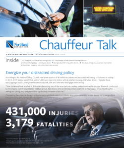 Chauffeur Talk | Fall 2014