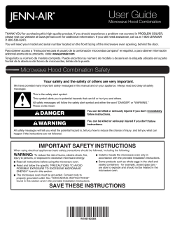 Use and Care - Jenn-Air