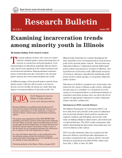 Research Bulletin - Illinois Criminal Justice Information Authority