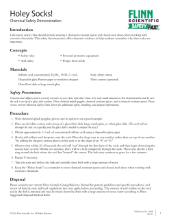 Holey Socks! - Flinn Scientific