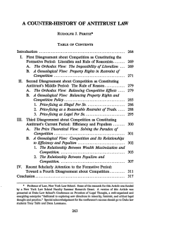 A Counter-History of Antitrust Law