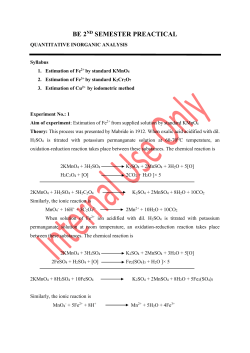 Practical Second Semester