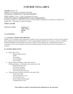 Sample 1 - Glendale Community College