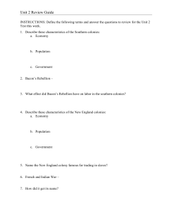 Unit 2 Review Guide - Hart County Schools