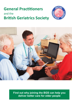 Find out why joining the BGS can help you deliver better care for
