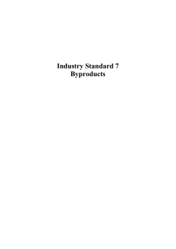 Industry Standard 7 Byproducts
