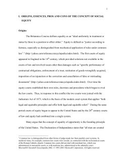 i. origins, essences, pros and cons