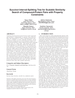 Succinct Interval-Splitting Tree for Scalable Similarity Search of