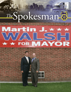 FALL 2013 - Teamsters Local 25