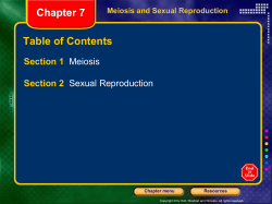 sexual reproduction