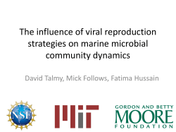 The influence of viral reproduction strategies on marine microbial