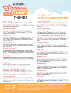 Camp Themes - The Durham Museum