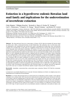 Extinction in a hyperdiverse endemic Hawaiian land snail family and