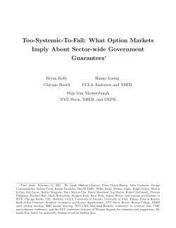 Too-Systemic-To-Fail: What Option Markets Imply About Sector