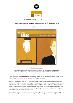 Psychopaths Dream in Black and White