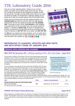 Changes, New and Updates 2015/16