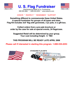 US Flag Fundraiser - See a list of other quality programs from BAKE