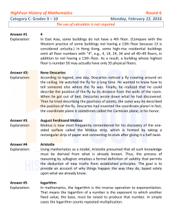 H4 History of Mathematics R6 G9
