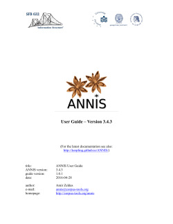 ANNIS User Guide 3.4.3 - corpus
