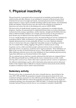 Indicators of health risk factors: the AIHW view
