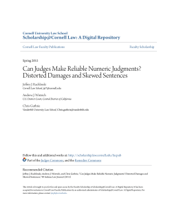 Can Judges Make Reliable Numeric Judgments?